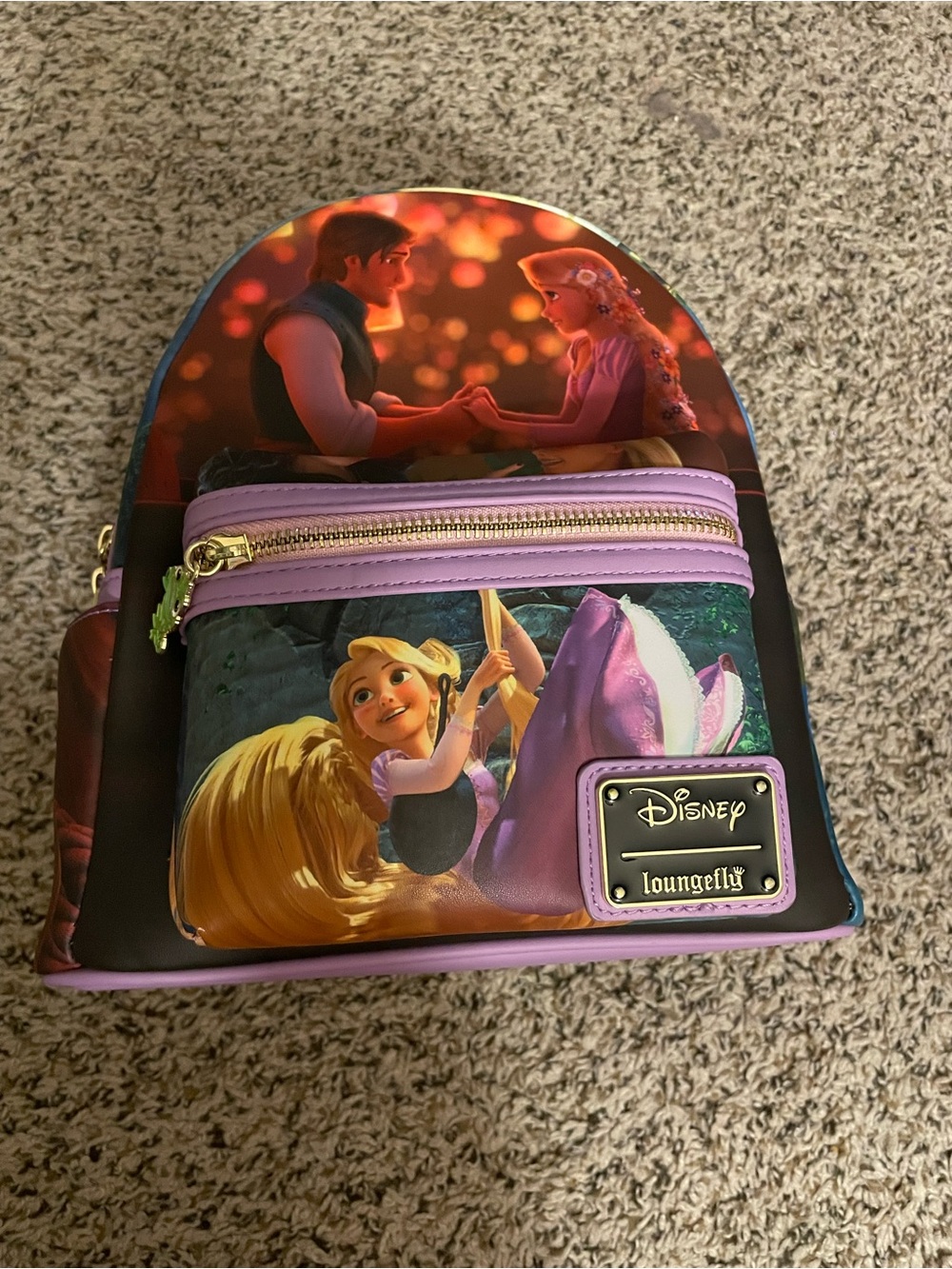 Loungefly Disney Rapunzel Princess Scene backpack very HTF